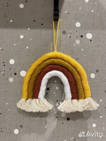 Радуга макраме декор для детской сканди стиль