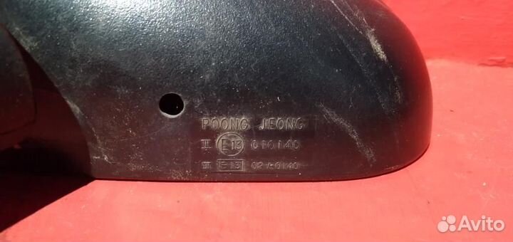 Дэу матиз зеркало левое механическое