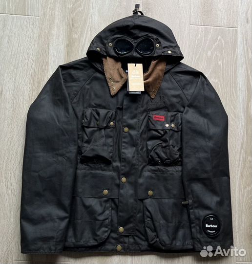 Куртка CP Company x Barbour Creel Wax Jacket