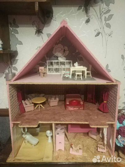 Деревянный дом для кукол ручная работа