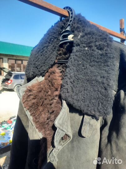Шуба из овчины размер 58