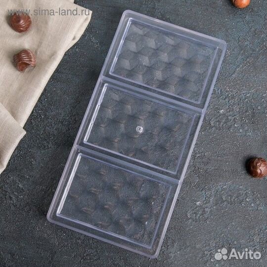 Форма для шоколада и конфет konfinetta «Плитка шок