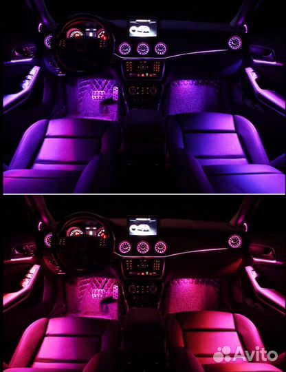 Подсветка для Mercedes A W176 B W246 GLA X156 CLA