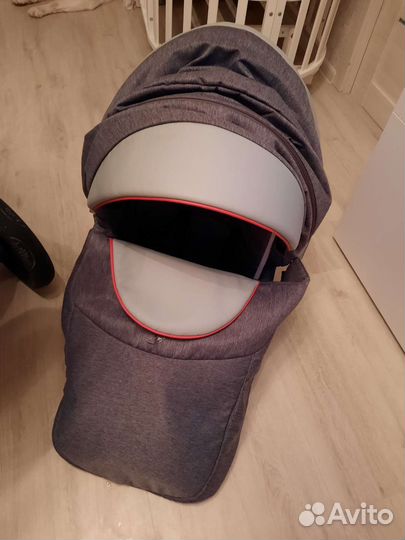 Коляска adamex 3 в 1 carbon