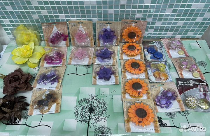 Держатель штор на магните