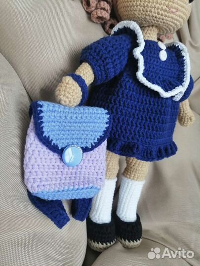 Вязаная Кукла ручной работы