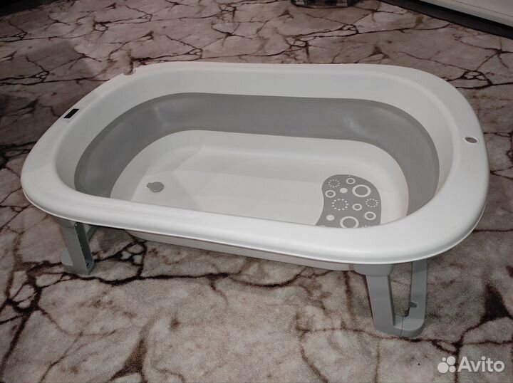 Ванночка для купания складная с матрасиком