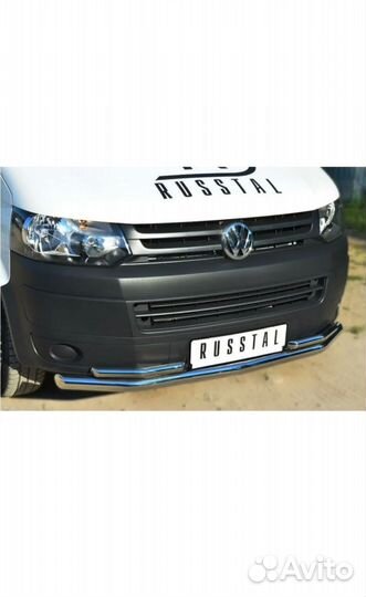 Защита бампера 60/42 мм Volkswagen Caravelle