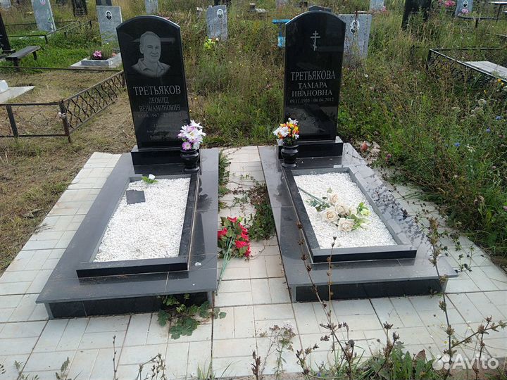 Памятники, обустройство могил любой сложности
