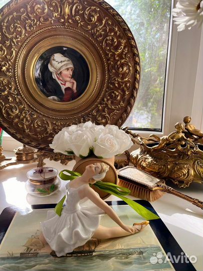 Винтаж: Фарфоровая статуэтка балерина (Germany)