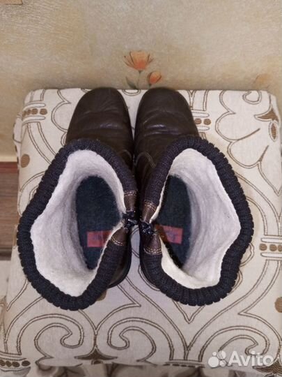 Полусапоги женские зимние Rieker + Сумка