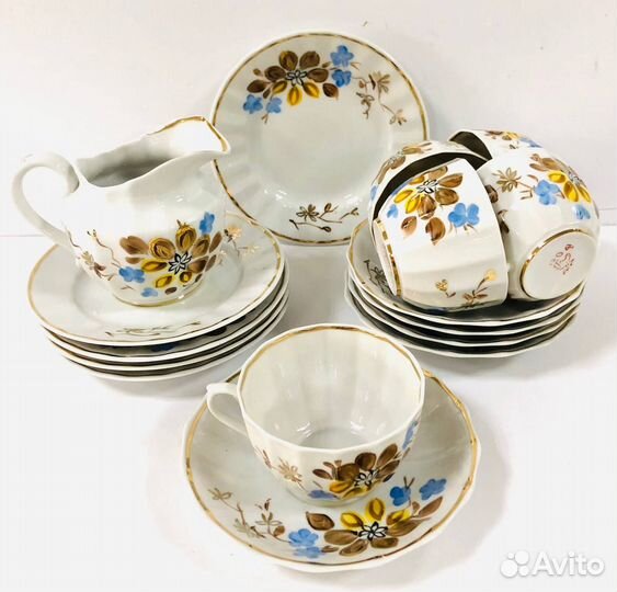 Чайный сервиз. 16 предметов. Вербилки