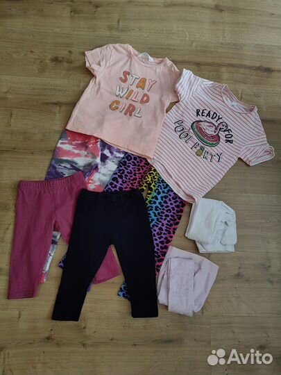 Вещи на девочку 110пакетом