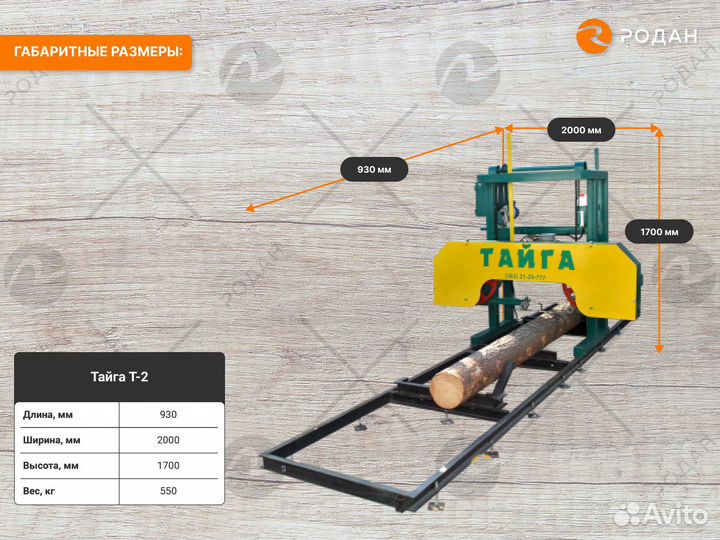 Ленточная пилорама «Тайга Т2»