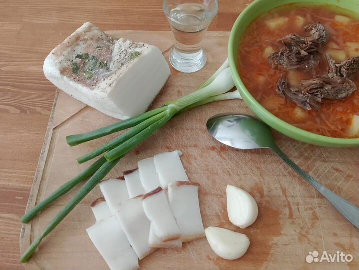 Сало солёное домашнее