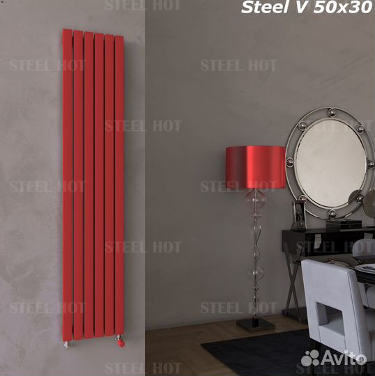 Вертикальный радиатор Steel-Hot от производителя