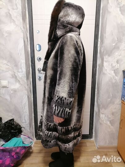 Шуба мутоновая р 52