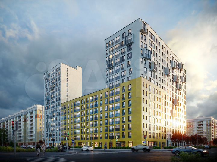 1-к. квартира, 38,4 м², 2/16 эт.