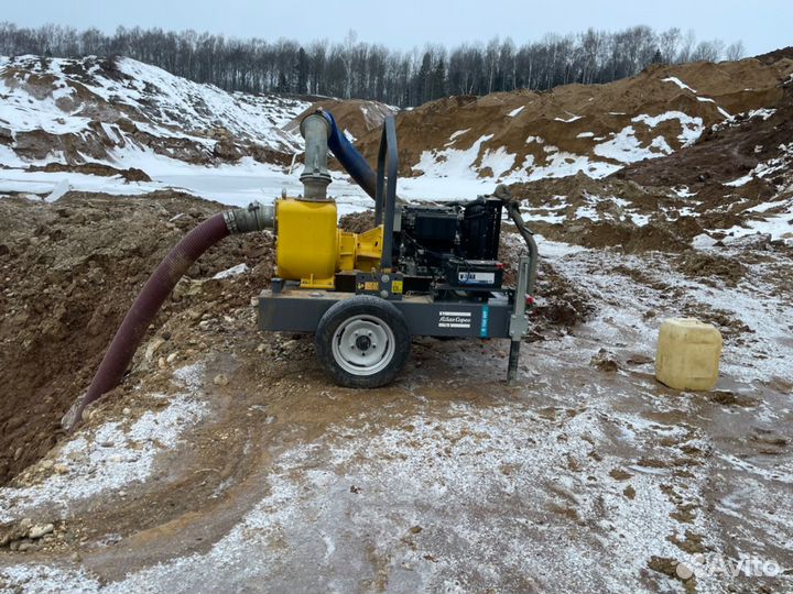 Аренда насосов и мотопомп. Осушение, водопонижение