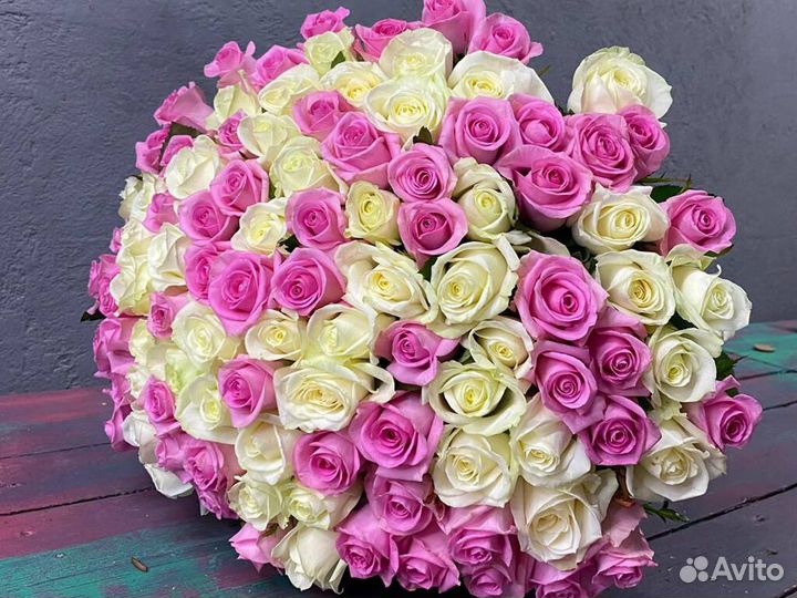 101 Роза 25 51 151 201 Розы Цветы Букеты Доставка