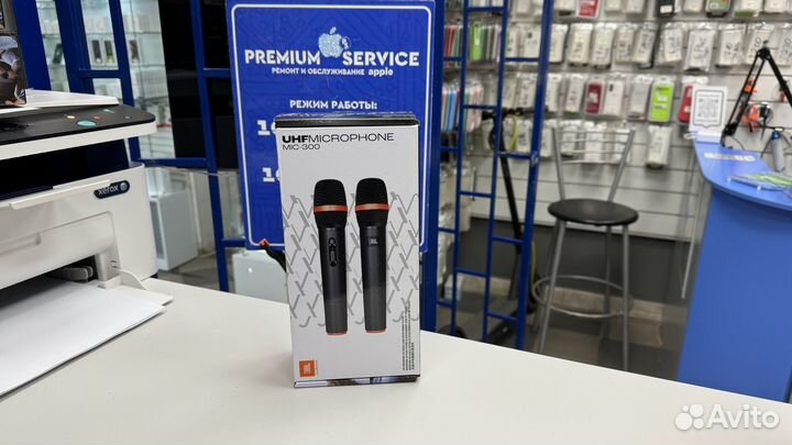 Микрофоны Беспроводные JBL 2 UHF MIC 300 Оригинал