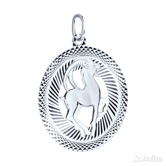 Sokolov - Козерог - Серебряная подвеска-кулон 925
