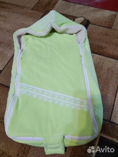 Зимний конверт на выписку