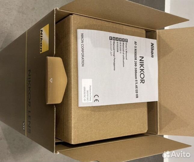 Nikon 200-500 f5.6E ED VR AF-S Nikkor, Новый