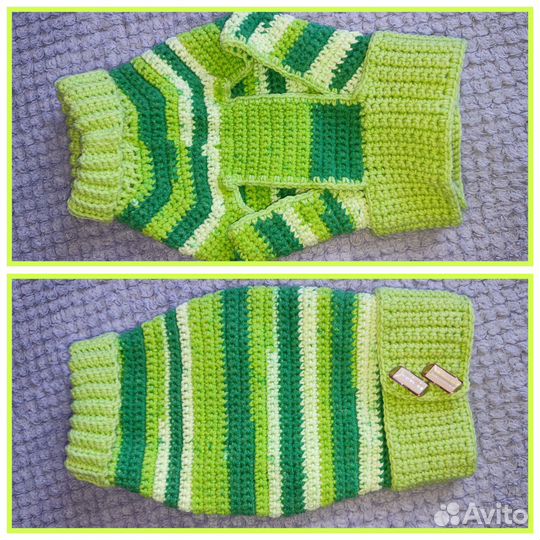 Вязанная одежда для собак мелких пород