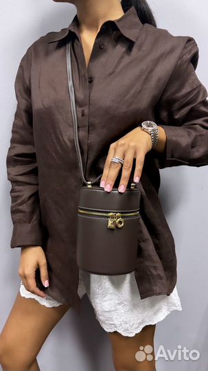 Сумка loro piana шоколадная