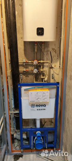 Отопление в частном доме, сантехника, водопровод