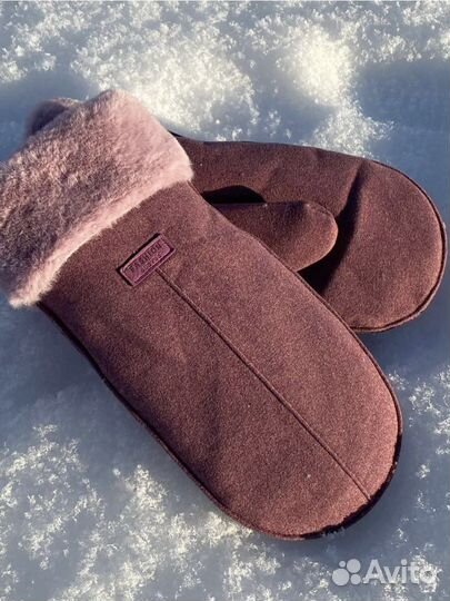 Варежки зимние женские