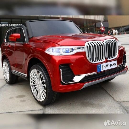 Двухместный Детский Электромобиль бмв лицензия