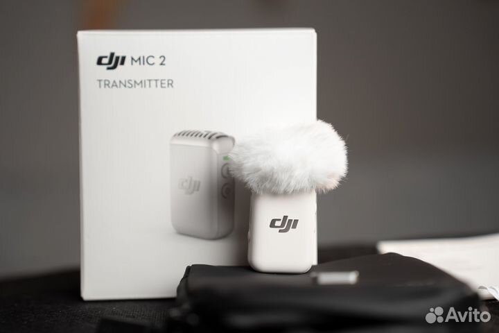 Микрофон как новый DJI mic II transmitter белый