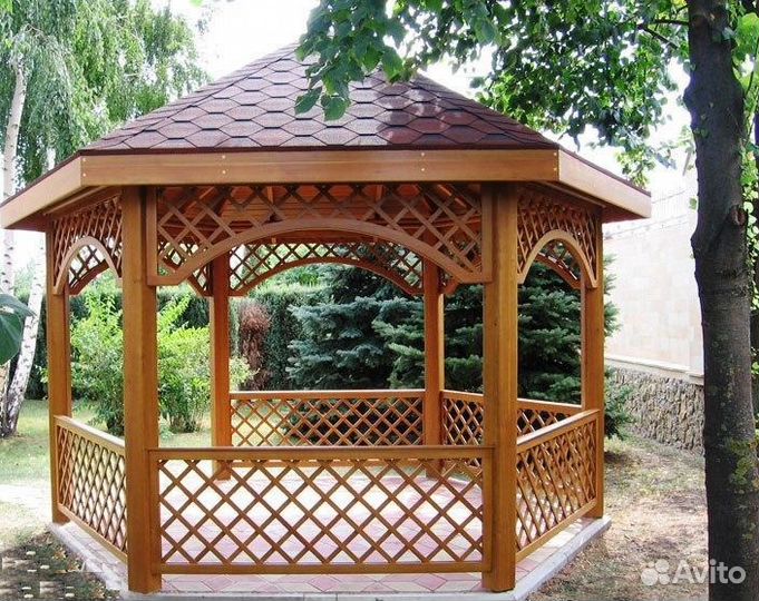 Деревянные беседки