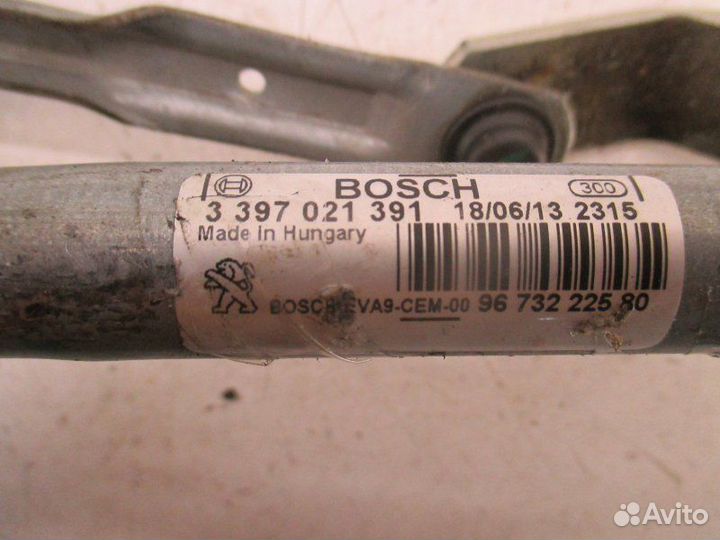 Трапеция дворников Peugeot 208 1.2 2014