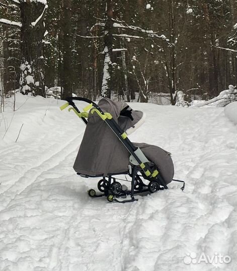 Санки коляска nika