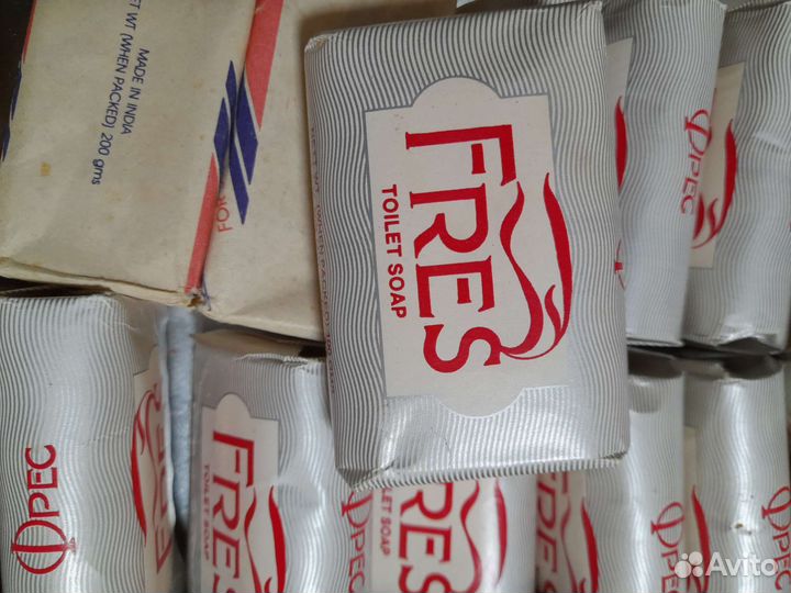 Винтажное мыло, духи Огни Москвы