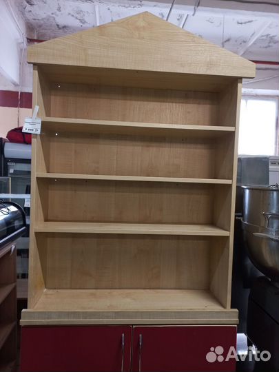 Стеллаж деревянный теремок