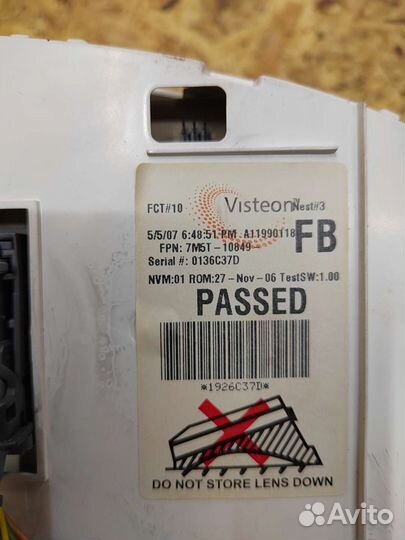 Приборная панель Ford focus 2 c-max