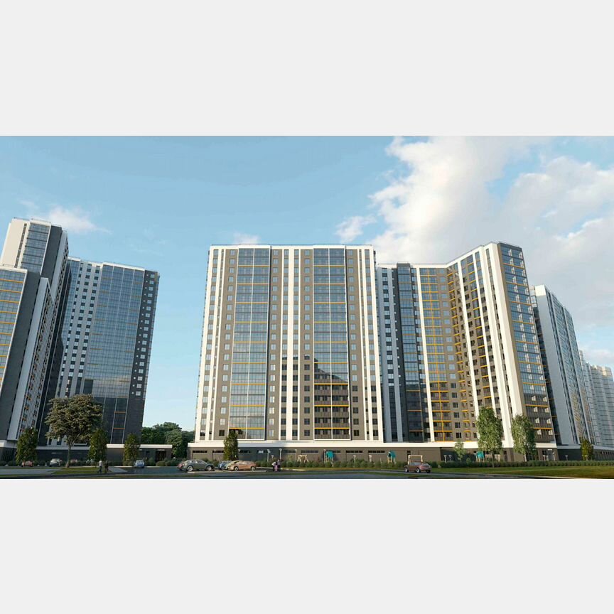 1-к. квартира, 32 м², 16/25 эт.