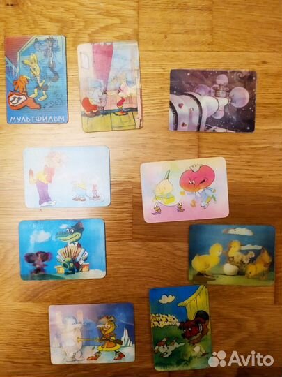 Календарики стерео СССР