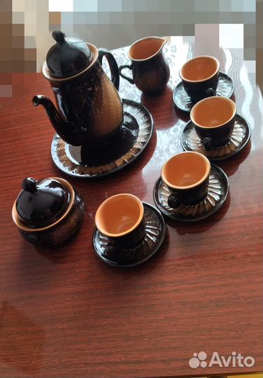Чайно-кофейный сервиз. Керамика. СССР. Торг