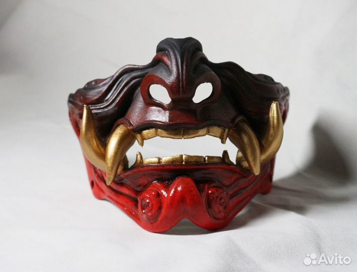 Полумаска Маска Самурай Хання Ханья