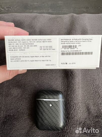 Наушники apple airpods 2