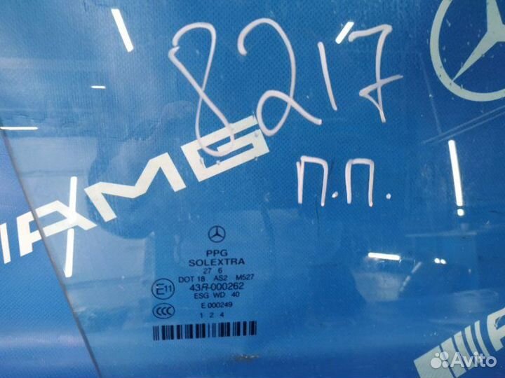 Стекло двери переднее правое Mercedes Ml350 W164