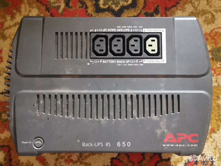 Ибп APC Back-UPS BR650CI-RS