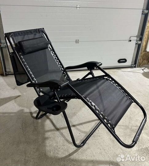 Шезлонг с козырьком, подставкой