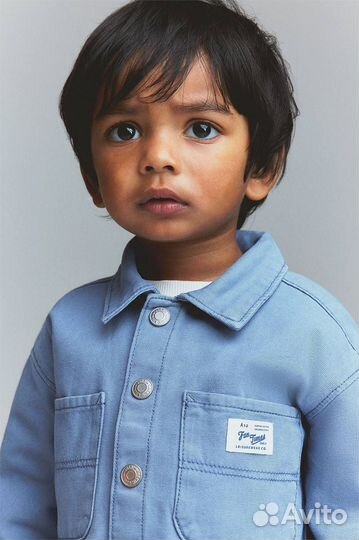 Рубашка джинсовая H&M 68,80,86,92