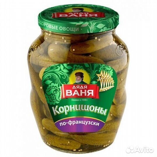 Консерва Корнишоны Дядя Ваня По-французски 680г